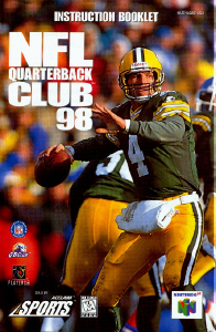 Manual Nintendo N64 NFL Quarterback Club 98
