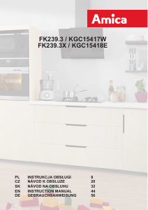 Manual Amica FK239.3X Fridge-Freezer