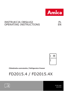 Instrukcja Amica FD2015.4X Lodówko-zamrażarka