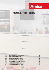 Mode d’emploi Amica FK205.4 Réfrigérateur combiné