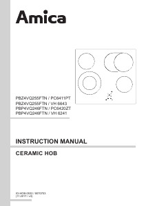 Manual Amica PC6420ZT Hob