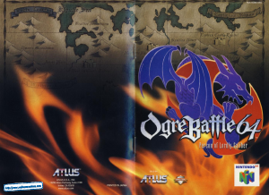 Manual Nintendo N64 Ogre Battle 64 - Person of Lordly Caliber