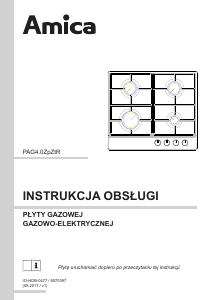 Instrukcja Amica PG6510XED Płyta do zabudowy