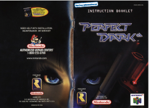 Manual Nintendo N64 Perfect Dark