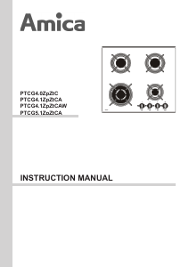 Manual Amica PGCZ7411 Hob