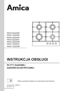 Instrukcja Amica PG6610BPR Płyta do zabudowy