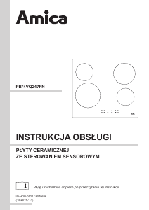 Instrukcja Amica PCN6400Z Płyta do zabudowy