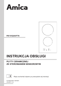 Instrukcja Amica PCH3200ZT Płyta do zabudowy