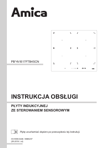 Instrukcja Amica PI6544ISU Płyta do zabudowy