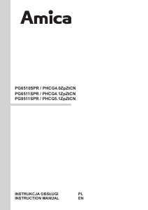 Instrukcja Amica PG9511SPR Płyta do zabudowy