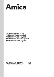 Használati útmutató Amica PVCZ7511 Főzőlap