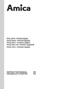 Handleiding Amica PVCZ6411 Kookplaat