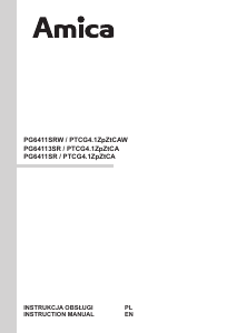 Handleiding Amica PG6411SR Kookplaat