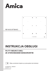 Instrukcja Amica PI6544LCDSTK Płyta do zabudowy