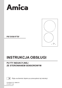 Instrukcja Amica PI3510U Płyta do zabudowy