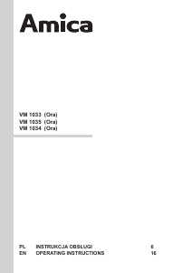 Handleiding Amica VM 1032 Ora Stofzuiger