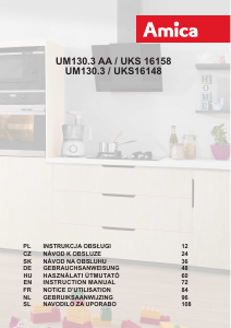 Manual Amica UM 130.3 Refrigerator