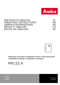 Handleiding Amica FM 133.4 Koelkast