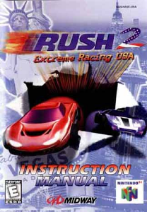 Manual Nintendo N64 Rush 2 - Extreme Racing USA