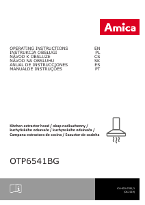 Manual Amica OTP 6541 BG Cooker Hood
