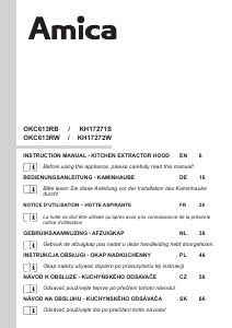 Handleiding Amica OKC 613 RW Afzuigkap