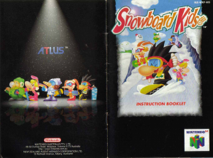 Manual Nintendo N64 Snowboard Kids (A)