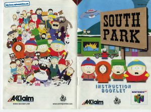 Handleiding Nintendo N64 South Park