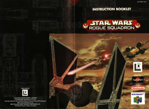 Manual Nintendo N64 Star Wars - Rogue Squadron