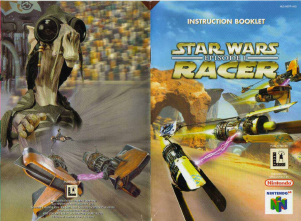 Manual Nintendo N64 Star Wars Episode I - Racer