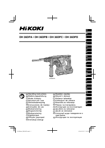 Instrukcja Hikoki DH 36DPA Młotowiertarka