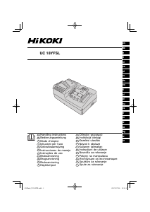 Bedienungsanleitung Hikoki UC 18YFSL Akkuladegerät