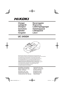 Käyttöohje Hikoki UC 24SGH Akkulaturi