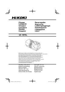 Handleiding Hikoki UC 18YKL Batterijlader