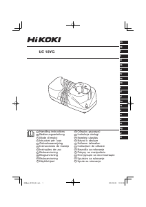 Návod Hikoki UC 18YG Nabíjačka batérií