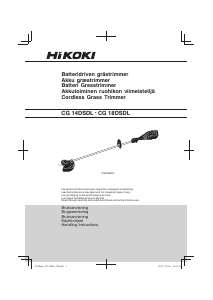 Bruksanvisning Hikoki CG 14DSDL Gresstrimmer