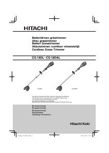 Brugsanvisning Hitachi CG 18DL Græstrimmer
