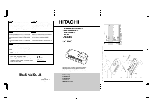 Bruksanvisning Hitachi UC 24YC Batteriladdare