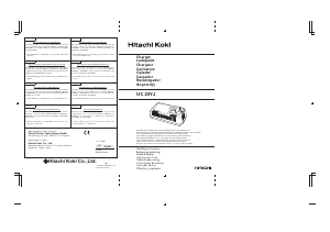 Manual Hitachi UC 24YJ Carregador de pilhas