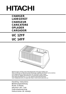 Manuale Hitachi UC 12YF Caricabatterie