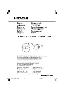 Brugsanvisning Hitachi UC 9SF Batterioplader