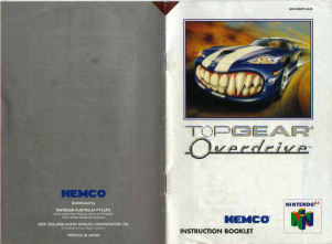 Handleiding Nintendo N64 Top Gear Overdrive