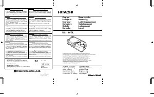 Mode d’emploi Hitachi UC 18YGL Chargeur de batterie