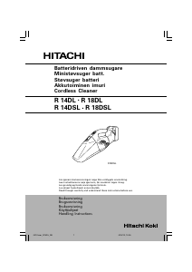 Handleiding Hitachi R 14DL Kruimeldief