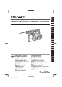 Manual Hitachi DH 36DBL Ciocan rotopercutor