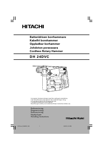 Brugsanvisning Hitachi DH 24DVC Borehammer