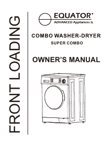 Manual Equator EZ 4000 CV Washer-Dryer