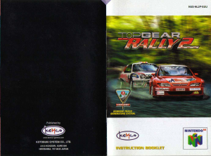 Manual Nintendo N64 Top Gear Rally 2