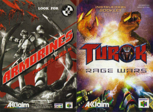 Handleiding Nintendo N64 Turok - Rage Wars