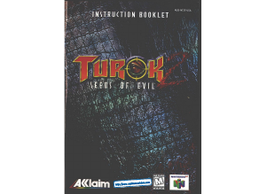 Handleiding Nintendo N64 Turok 2 - Seeds of Evil