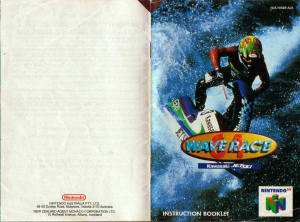 Handleiding Nintendo N64 Wave Race 64